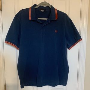 Fred Perry Twin Tipped Polo- L